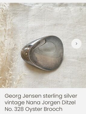 Georg Jensen Silver Brooch
